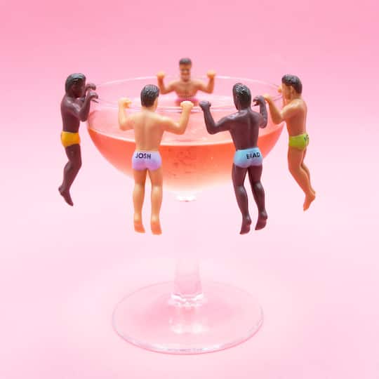 Original Hunky Buddies Drink Markers, 6ct.
